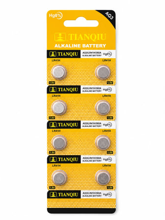 TIANQUI AG3 1.5V LR41 Saat Pili 10 lu Paket
