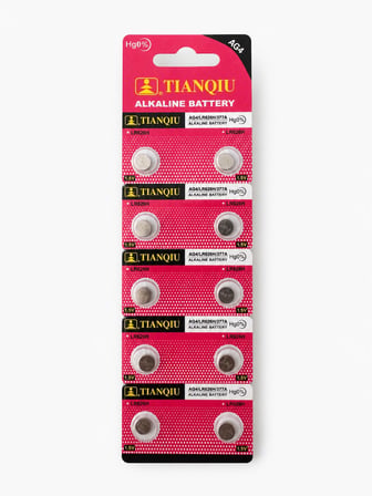 TIANQUI AG4 LR626 377A 1.5V Alkalin Düğme Pil 10'lu Paket - Kol Saati ve Oyuncak Pili