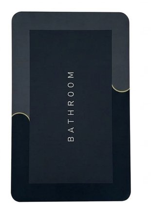 Sihirli Banyo Paspası 38x58 cm - Süper Su Emici, Kaydırmaz ve Hızlı Kuruyan Dikdörtgen