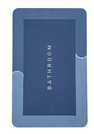 Sihirli Banyo Paspası 38x58 cm - Süper Su Emici, Kaydırmaz ve Hızlı Kuruyan Dikdörtgen