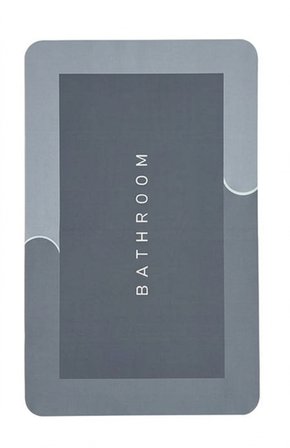 Sihirli Banyo Paspası 38x58 cm - Süper Su Emici, Kaydırmaz ve Hızlı Kuruyan Dikdörtgen