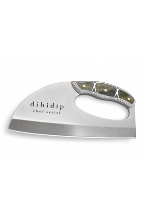 Dibidip Chef Serisi Ütü Tip Almazan Şef Bıçağı Sebze Et Doğrama 25x11,5 cm