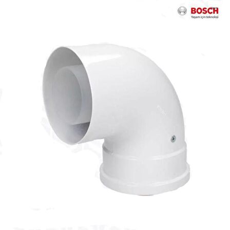 BOSCH-BUDERUS YOĞUŞMALI İLAVE BACA 90 DERECE  DİRSEK