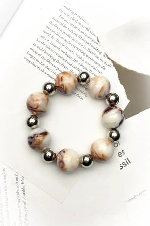 Swirl Desenli Renk Vintage Bileklik
