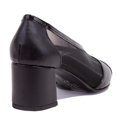 Dagoster DZA07-2682009 Siyah Klasik Topuklu Kadın Ayakkabı