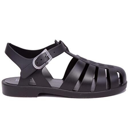 Igor S10259 Bıarrıtz Mate Siyah Ortopedik Günlük Kadın Sandalet