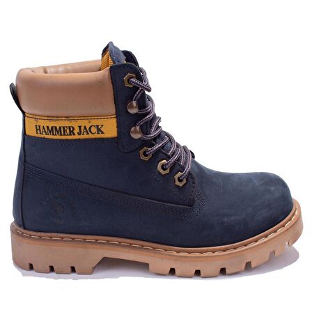 Hammer Jack 10216600 Lacivert Ortopedik Günlük Unisex Deri Bot