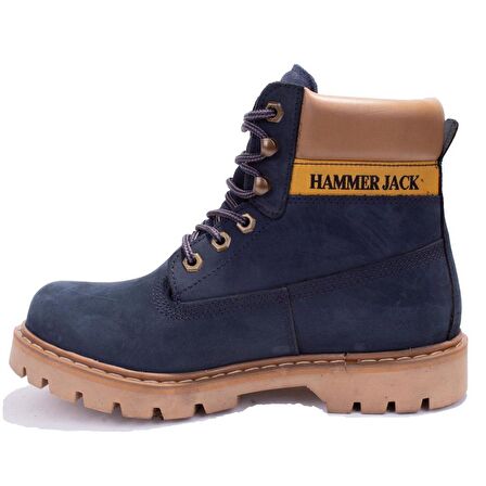 Hammer Jack 10216600 Lacivert Ortopedik Günlük Unisex Deri Bot