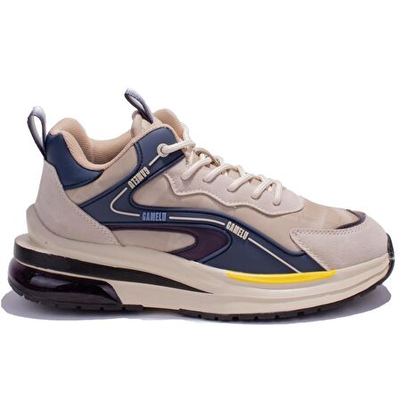 Gamelu 23KM Went Bej Günlük Ortopedik Erkek Spor Ayakkabı