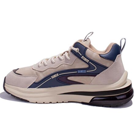 Gamelu 23KM Went Bej Günlük Ortopedik Erkek Spor Ayakkabı