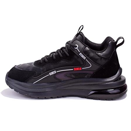 Gamelu 23KM Went Siyah Günlük Ortopedik Erkek Spor Ayakkabı