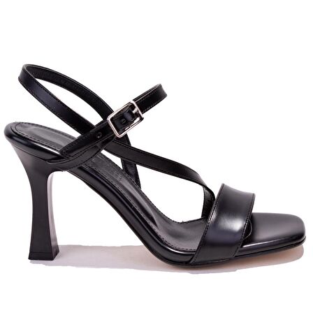 Dagoster DZA07-928530BB Siyah Klasik Topuklu Kadın Ayakkabı