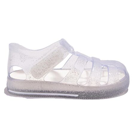 Igor S10265BB Star Glitter Beyaz Ortopedik Günlük Kız Çocuk Sandalet