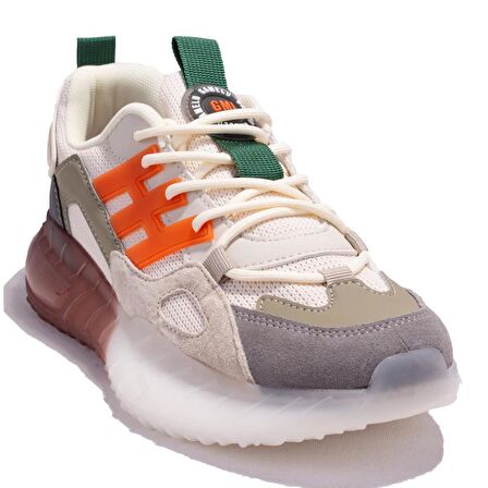 Gamelu TODB Bej Ortopedik Günlük Erkek Spor Ayakkabı