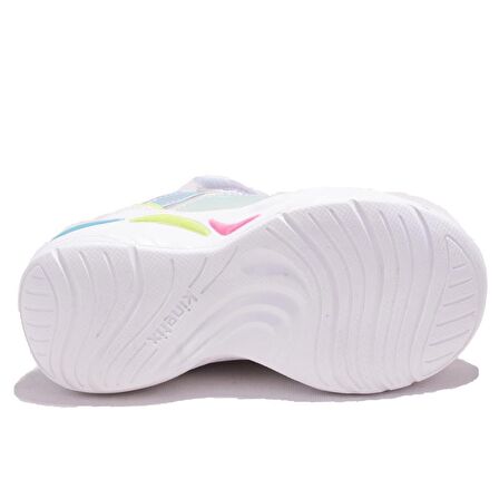 Kinetix WannaBB Beyaz Pembe Ortopedik Günlük Kız Çocuk Spor Ayakkabı