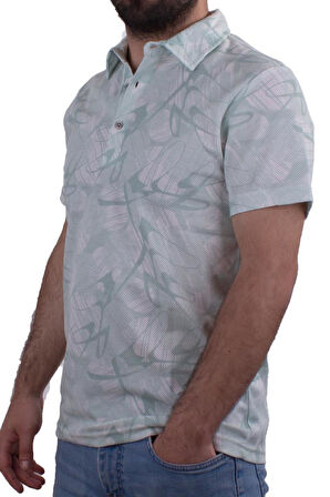 Twister Jeans 2278BB Yeşil Polo Yaka Erkek T-Shirt