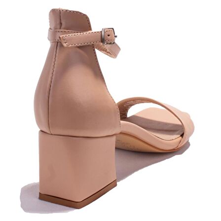 Dagoster DZA07-928080BB Nut  Klasik Topuklu Kadın Ayakkabı