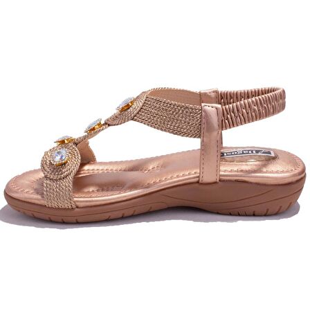 Dagoster DZA07-74136903BB Bej Günlük Ortopedik Kadın sandalet