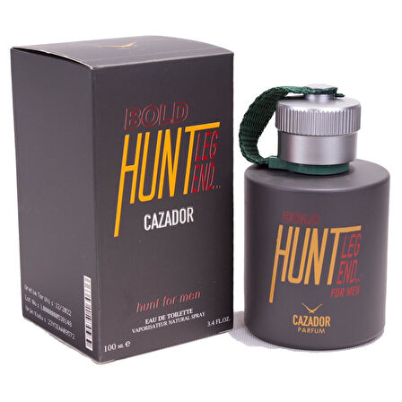 Cazador CAZ 9572BB Hunter Bold 100 Cl EDT Erkek Parfüm Antrasit