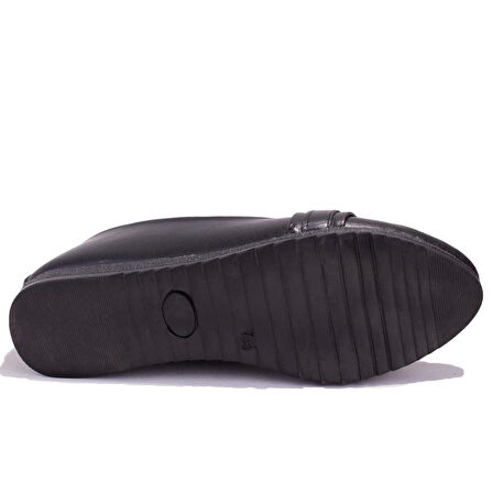 Dagoster DZA07-147231BB Siyah Ortopedik Günlük Babet Kadın Ayakkabı