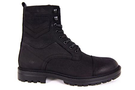 Hammer jack 10217640 Siyah Ortopedik Günlük Deri Erkek Bot