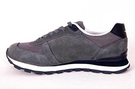 Hammer Jack 10219250 Peru Gri Lacivert Ortopedik Günlük Deri Erkek Spor Ayakkabı