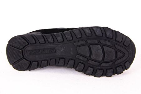 Hammer Jack 10219250 Peru Siyah Ortopedik Günlük Deri Erkek Spor Ayakkabı