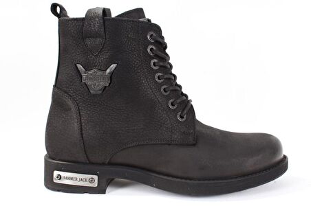 Hammer Jack 10215200 Siyah Ortopedik Günlük Erkek Deri Bot