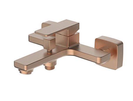 Bien Dante Mat Fırçalı Rose Gold Banyo Bataryası