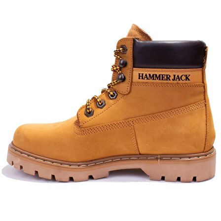 Hammer Jack 10216600 Sarı Ortopedik Günlük Unisex Deri Bot