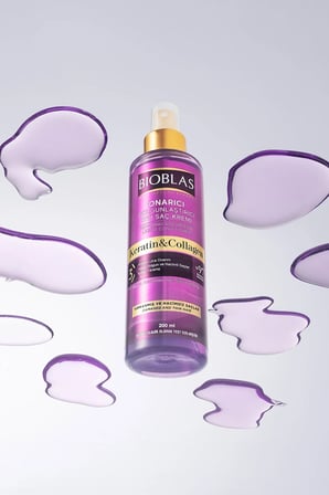Keratin Kolajen Sıvı Saç Kremi 3 x 200 Ml - Onarıcı, Dolgunlaştırıcı, Kolay Tarama