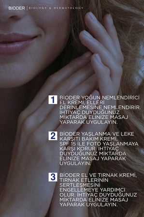 Yaşlanma, Kırışıklık ve Leke Karşıtı + Yoğun Nemlendirici + El ve Tırnak Kremi 3'lü Krem Seti