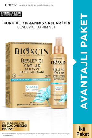 Besleyici Yağlar Onarıcı Şampuan 300ml + Sıvı Saç Kremi 200ml