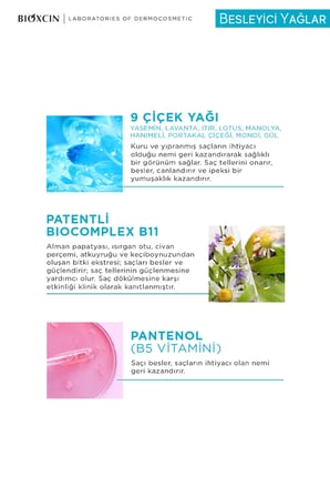 Besleyici Yağlar Onarıcı Şampuan 300ml + Saç Bakım Yağı 150ml + Sıvı Saç Kremi 200ml Seti