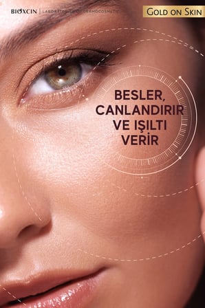 Gold On Skin Işıltılı Yüz Kremi 50 Ml + Altın Parıltılı Simli Kuru Yağ 100 ml Seti