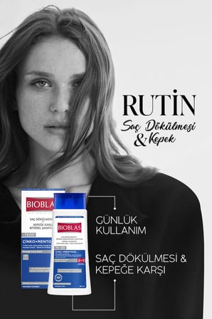 Saç Dökülmesi + Kepek Karşıtı Şampuan 2 x 360 ML – Çinko, Mentol, Kremli
