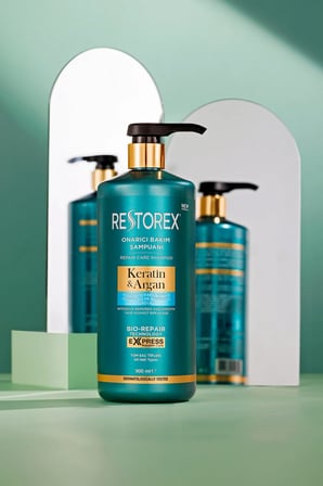 Keratin & Argan Onarıcı Şampuan 2 x 900 ml – Kırılma Karşıtı Güçlendirme