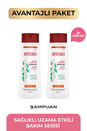 Speed Strong Kuru ve Normal Saçlar İçin Bakım Şampuanı 2 x 500 ml - Sarmaşık Özlü Sağlıklı Uzama