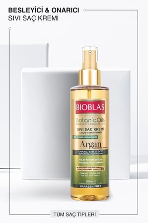 Botanic Oils Argan Yağlı Sıvı Saç Kremi 2 x 200 Ml Onarıcı Bakım Kremi