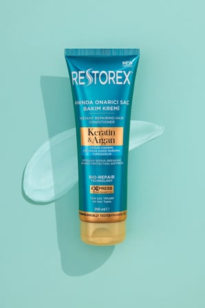 Keratin & Argan Onarıcı Saç Bakım Kremi 2 x 250 ml – Anında Onarım
