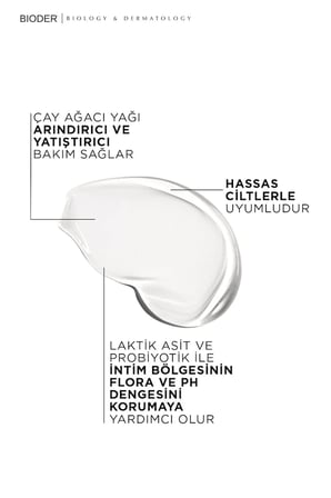 İntim Yıkama Jeli 2 x 200 ml – Laktik Asit, Probiyotik & Çay Ağacı Yağı