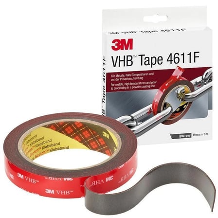 3m Vhb 4611F Gri Çift Taraflı Akrilik Bant 19MMX3MT