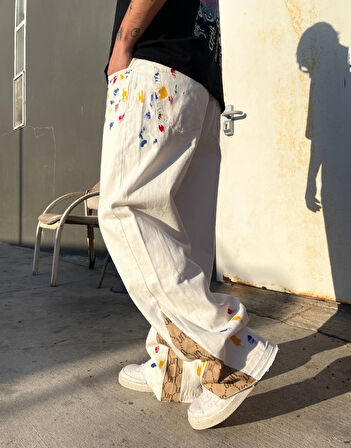 Ultra Premium UN Design Splash Baggy Kot Pantolon