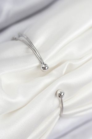 Atalier Coco Kelebek Model Pirinç Zirkon Taşlı Gümüş Kadın Bileklik 20