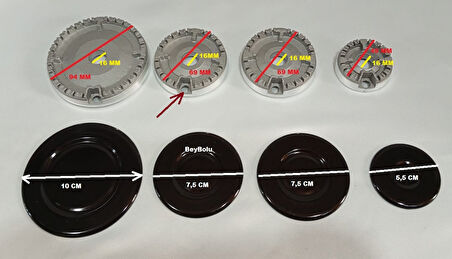 Vestel Uyumlu Ocak Gözü Bek Takımı Set üstü Ocak Bek Takım 