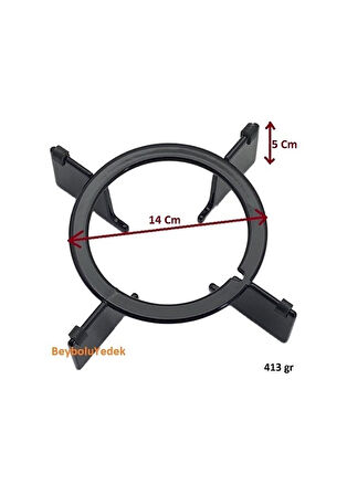 Beko Uyumlu Ocak Büyük Gözü Izgara Demiri Emaye Parlak 1 Adet