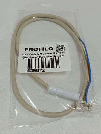 Profilo Uyumlu Buzdolabı 635973 Sensör ,  Kablo Ucu iğne Soket Sensör
