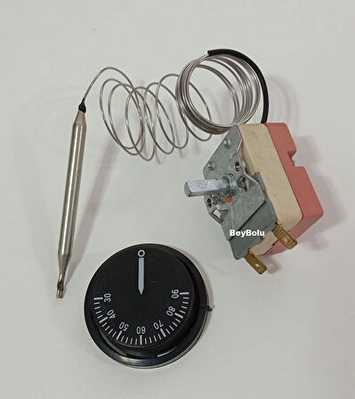 Beko Uyumlu Termosifon Termostat , Şofben Termostatı 0 - 90 Otomatik 16 Amper