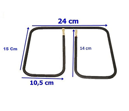 24 x 15 CM Tost Makinesi Rezistansı 900 Watt - 110 V