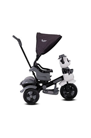 Toys 127 Panda Üç Tekerlekli Tenteli Ebeveyn Kontrollü Bisiklet Çocuk Bisikleti